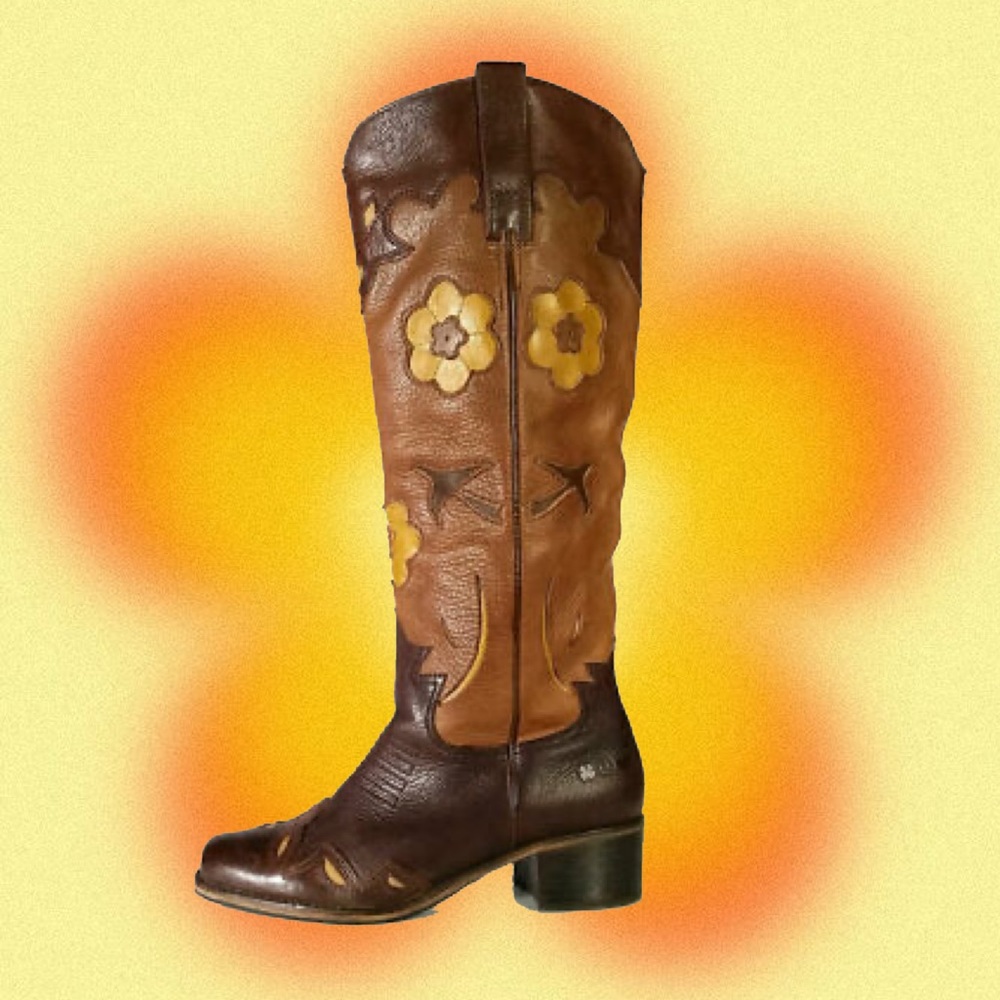 Lucky Brand Tall Floral Cowboy Boots